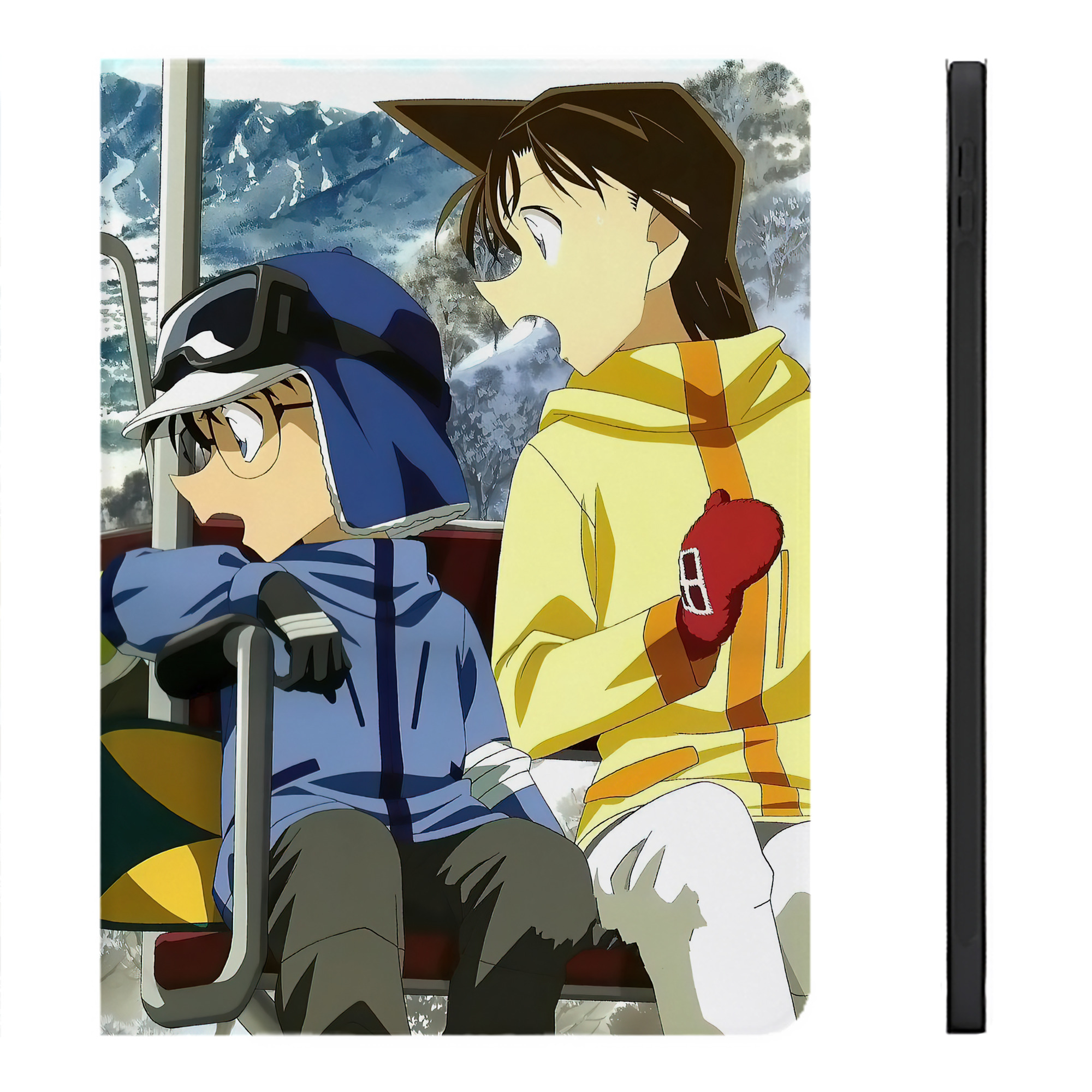 （画像用） 名探偵コナン Detective Conan IPadケース ペンホルダー付き ブックスタイルデザイン